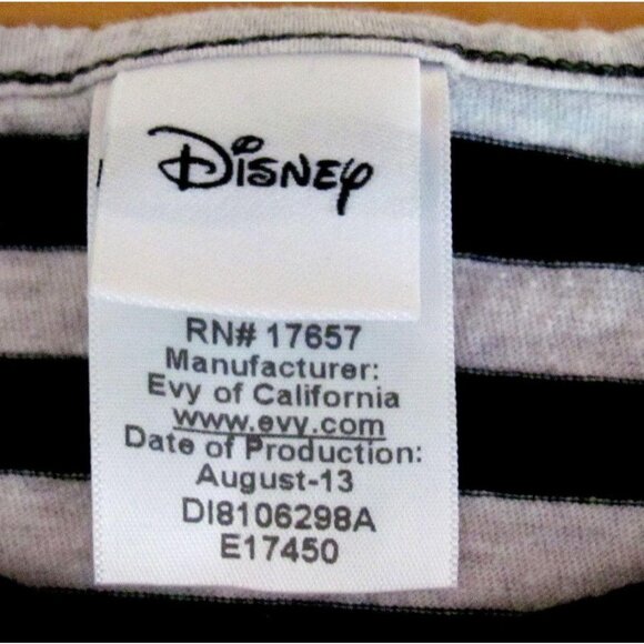 Girls Jrs Disney Stripe Cropped Minnie Mouse Shirt - Picture 5 of 12